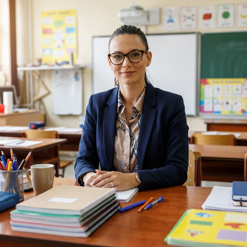VALÉRIE · PROFESSEURE DES ÉCOLES DEPUIS 7 ANS · FONDATRICE